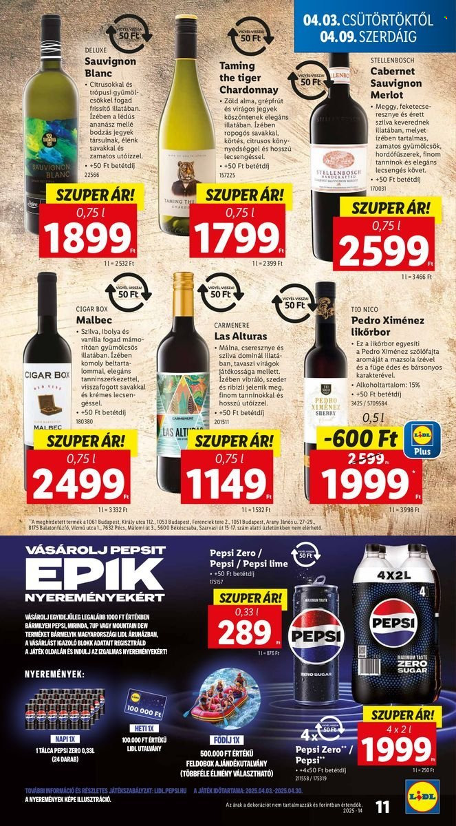 Lidl akciós újságok - 2025.04.03 - 2025.04.09. Oldal 11