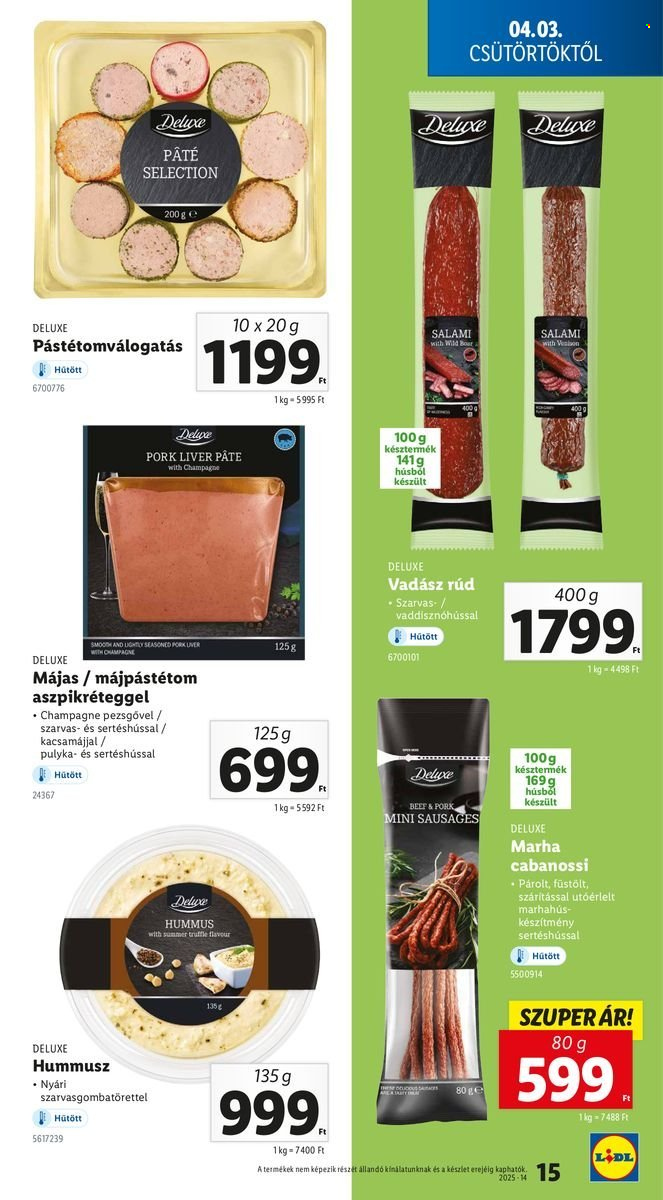 Lidl akciós újságok - 2025.04.03 - 2025.04.09. Oldal 15