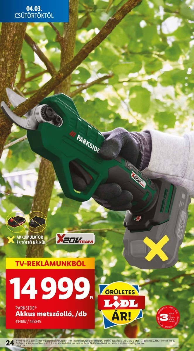 Lidl akciós újságok - 2025.04.03 - 2025.04.09. Oldal 24