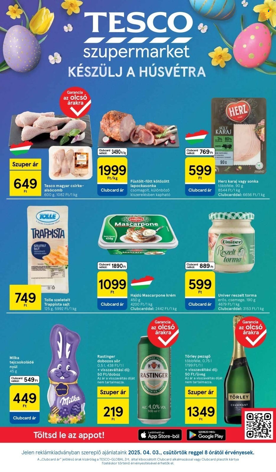 TESCO akciós újságok - 2025.04.03 - 2025.04.09. Oldal 1