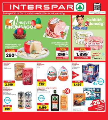 Újság INTERSPAR - 2025.04.03 - 2025.04.09.