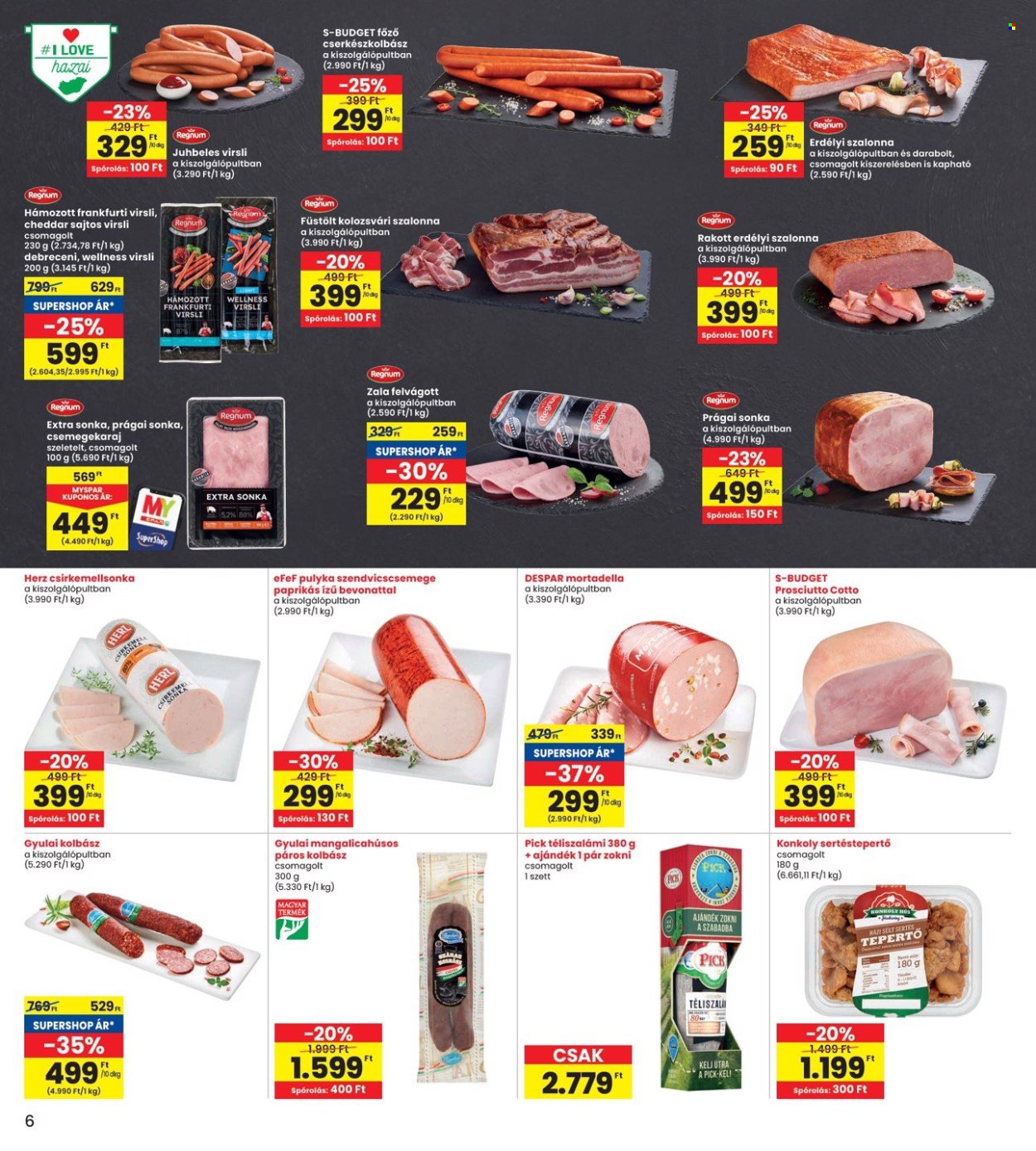 INTERSPAR akciós újságok - 2025.04.03 - 2025.04.09. Oldal 6