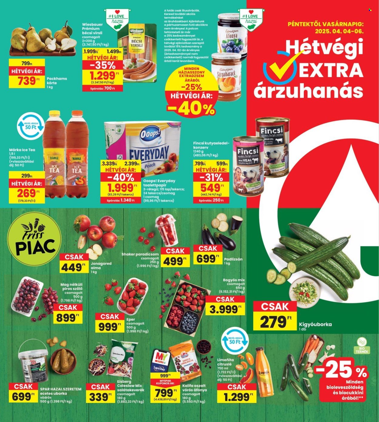 INTERSPAR akciós újságok - 2025.04.03 - 2025.04.09. Oldal 20