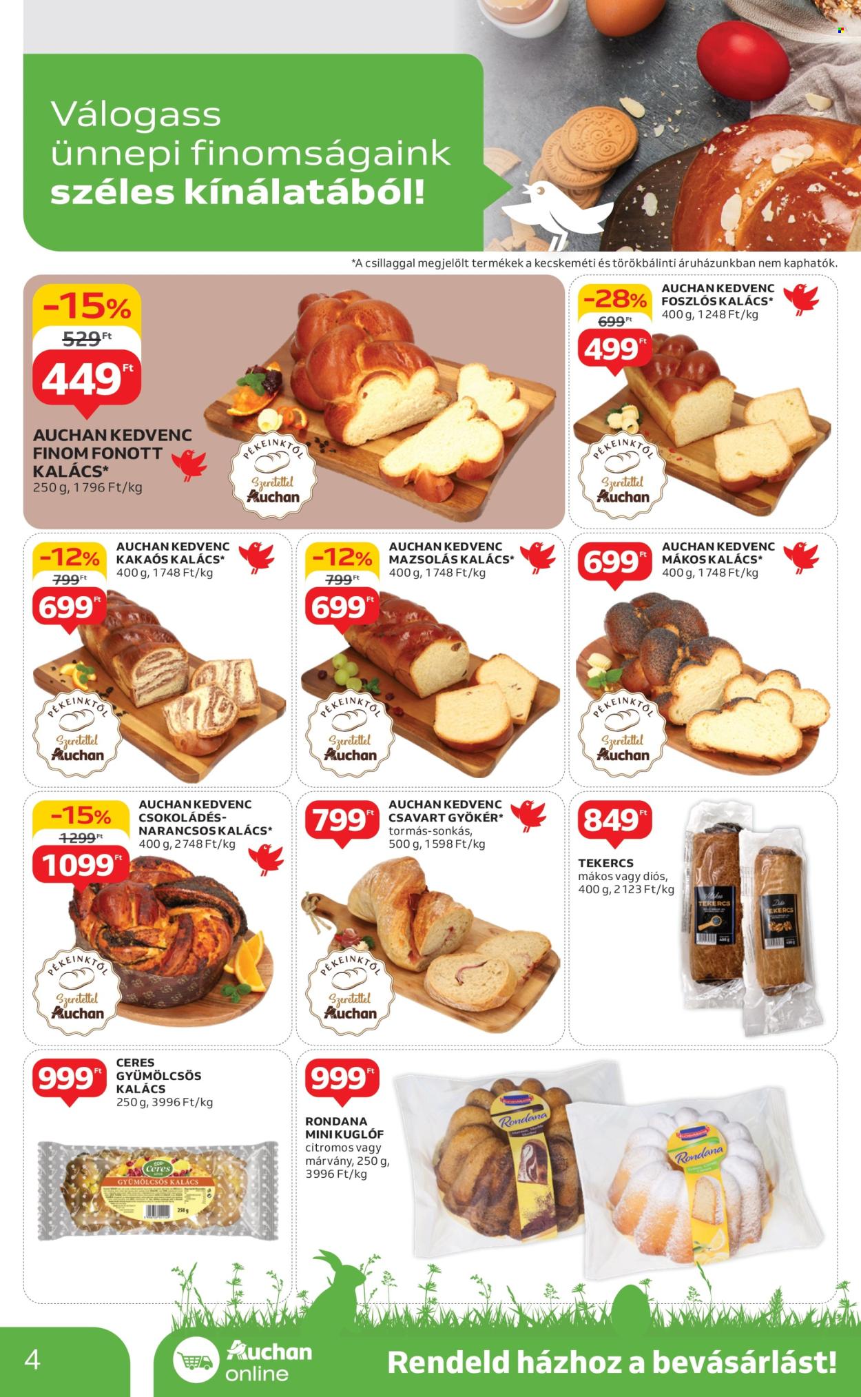 Auchan akciós újságok - 2025.03.27 - 2025.04.19. Oldal 4