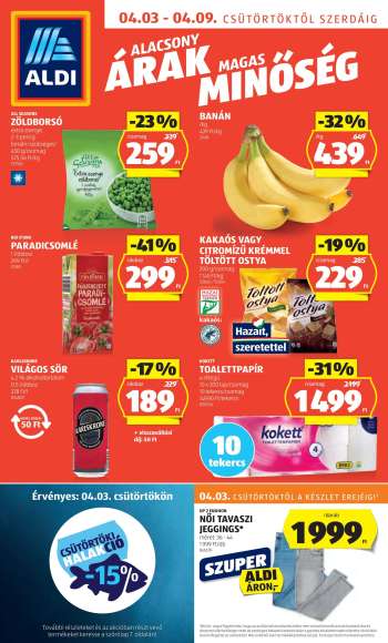 Újság Aldi - 2025.04.03 - 2025.04.09.