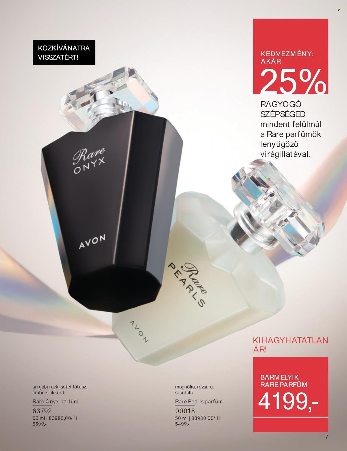Avon akciós újságok - 2025.04.01 - 2025.04.30. Oldal 7
