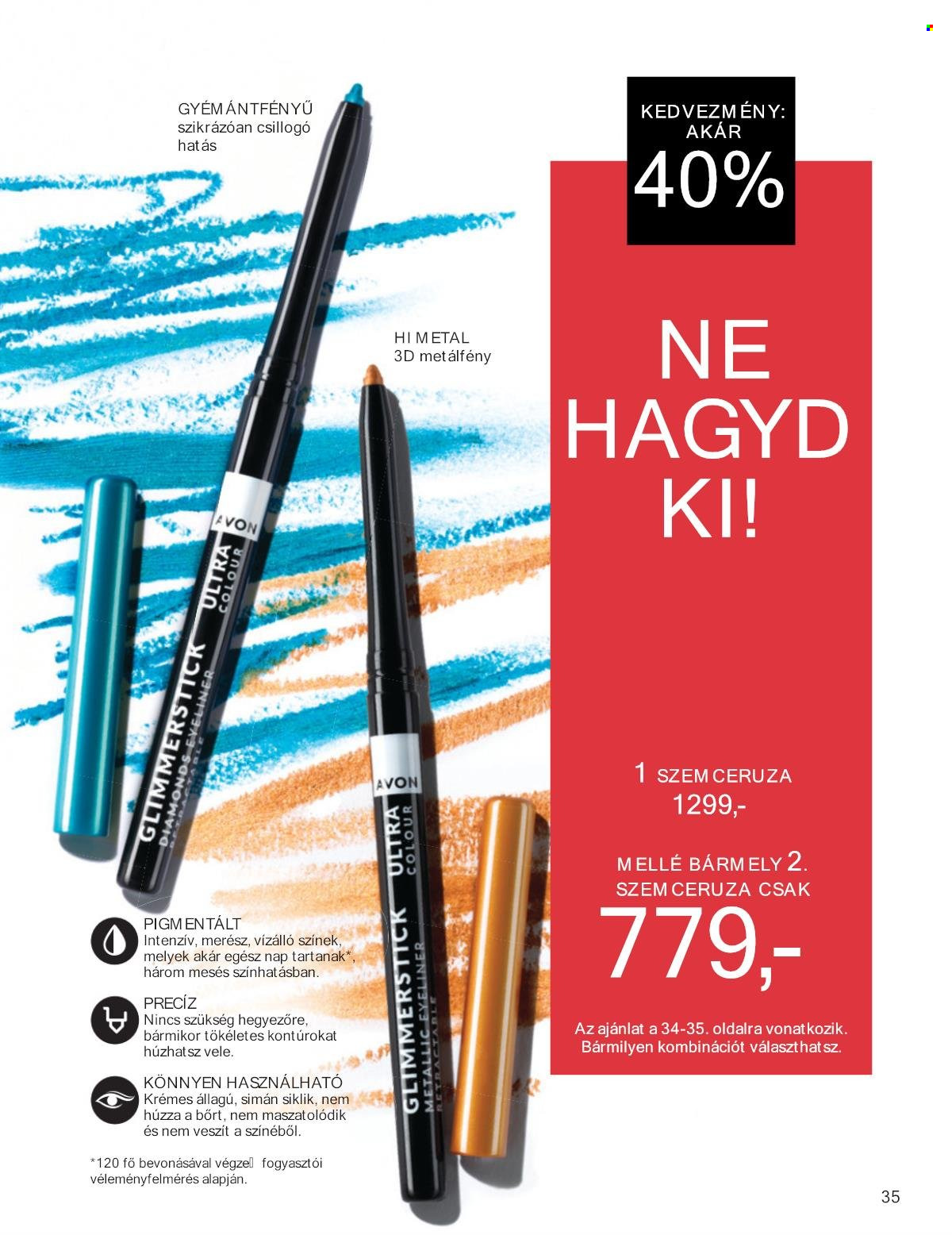 Avon akciós újságok - 2025.04.01 - 2025.04.30. Oldal 35