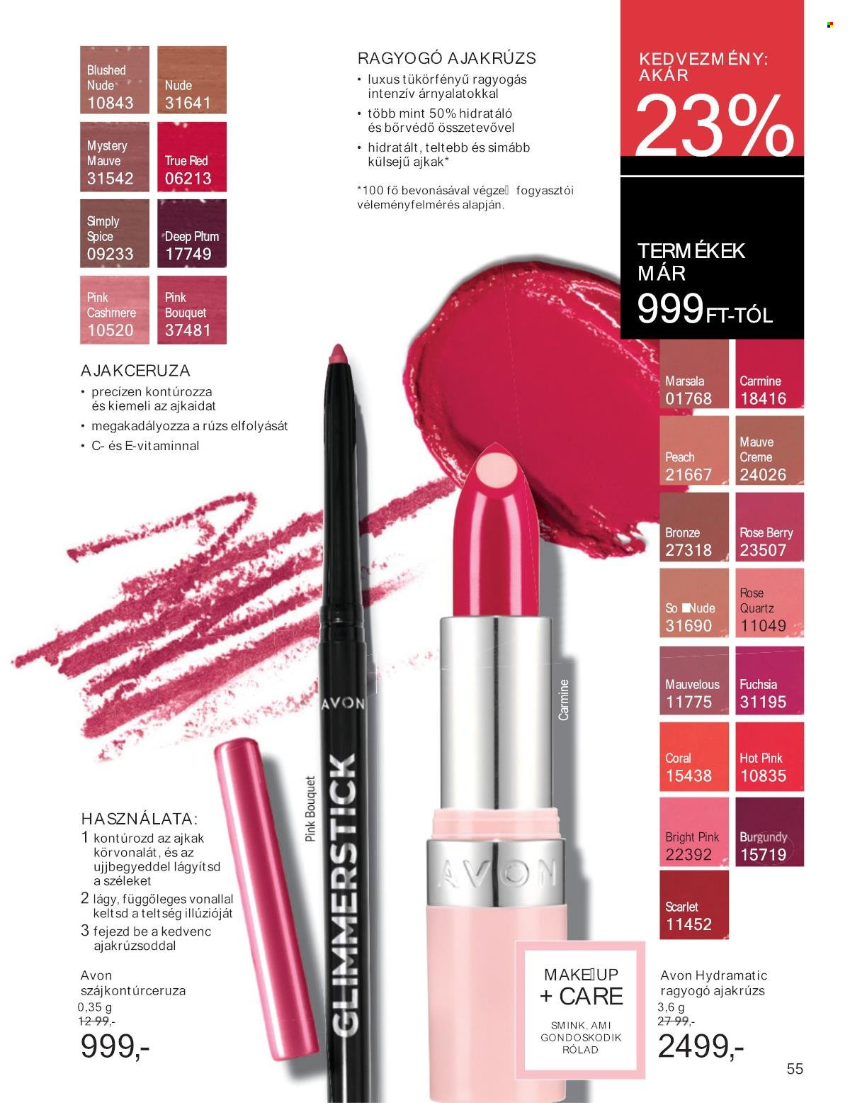 Avon akciós újságok - 2025.04.01 - 2025.04.30. Oldal 55