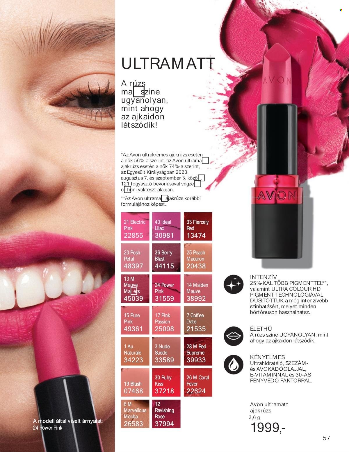 Avon akciós újságok - 2025.04.01 - 2025.04.30. Oldal 57