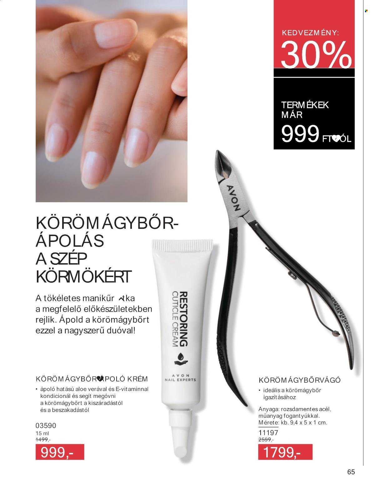 Avon akciós újságok - 2025.04.01 - 2025.04.30. Oldal 65