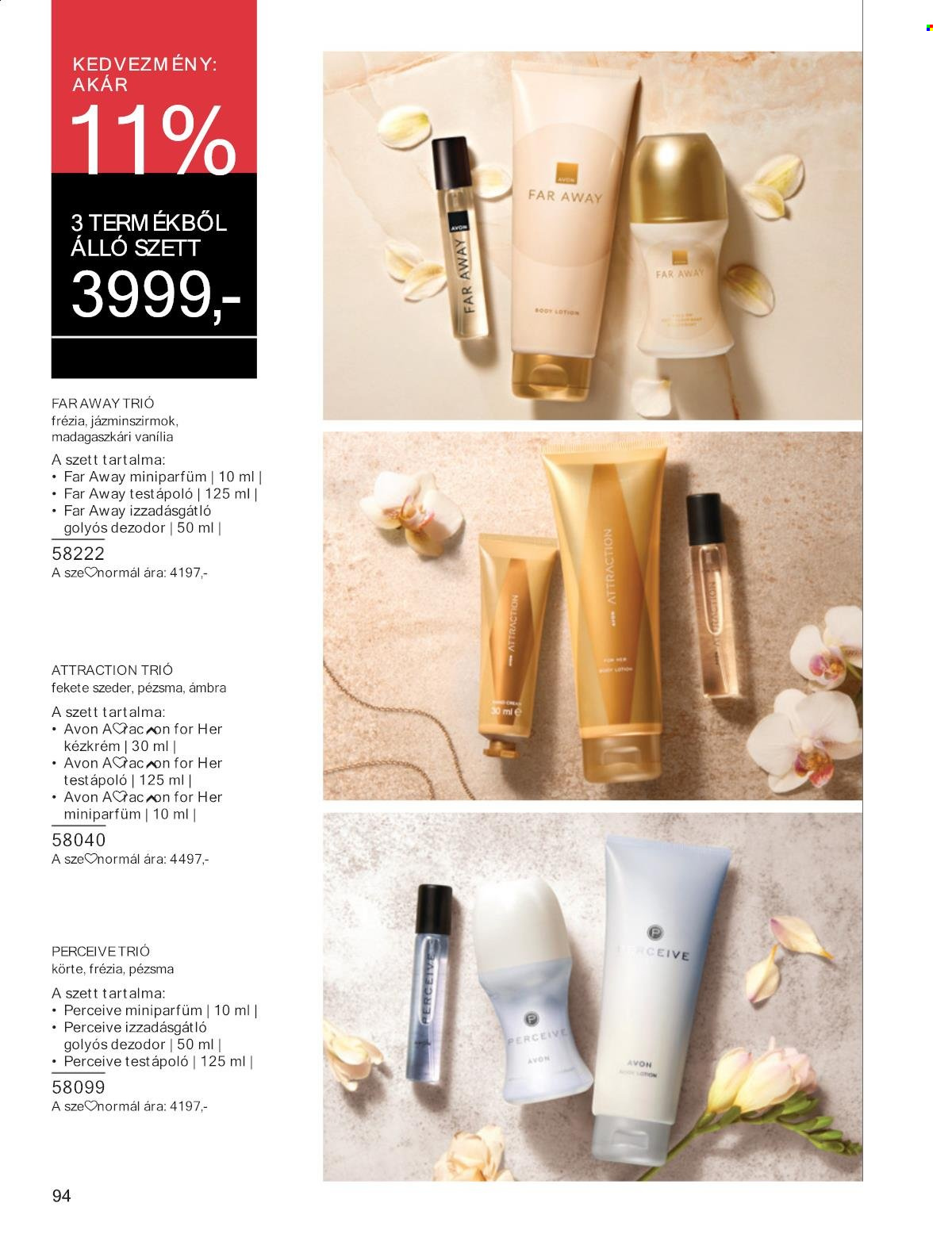Avon akciós újságok - 2025.04.01 - 2025.04.30. Oldal 94