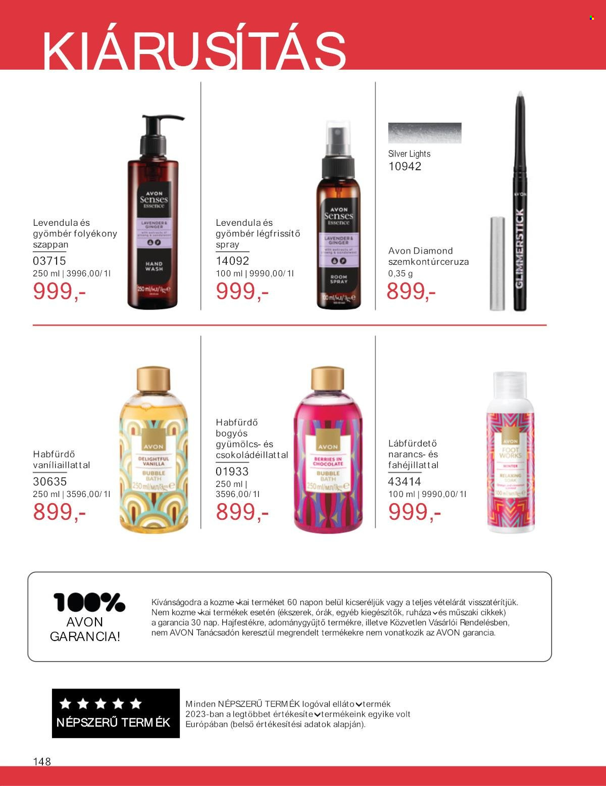 Avon akciós újságok - 2025.04.01 - 2025.04.30. Oldal 147