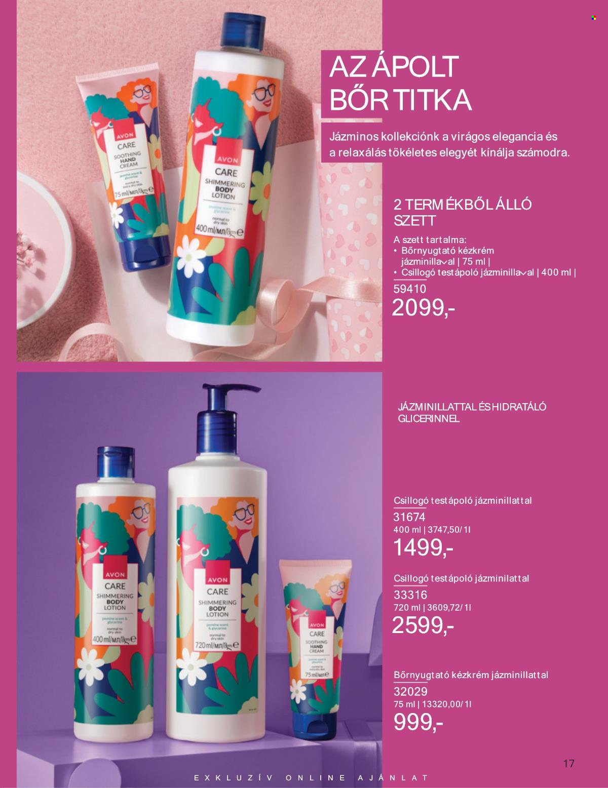Avon akciós újságok - 2025.04.01 - 2025.04.30. Oldal 17