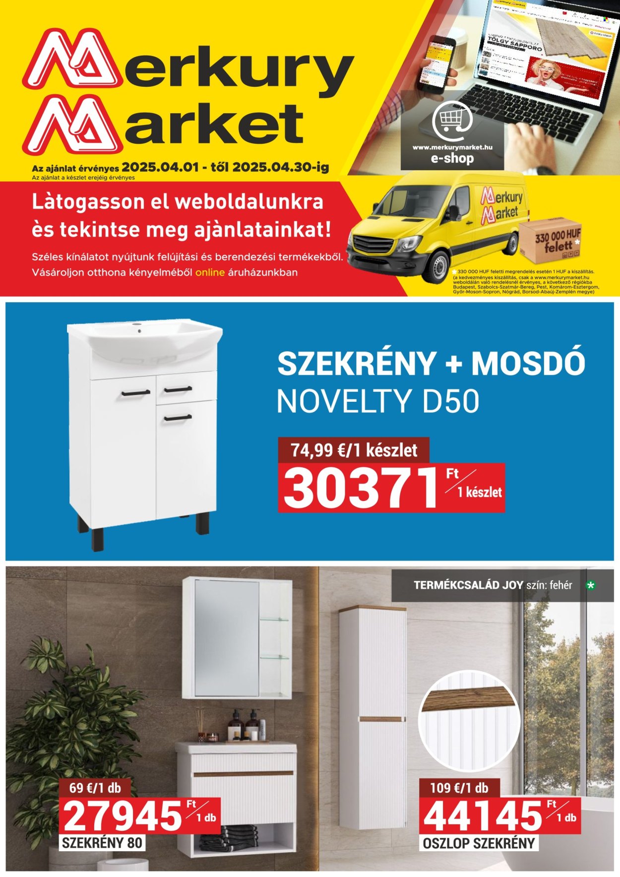 Merkury Market akciós újságok - 2025.04.01 - 2025.04.30. Oldal 1
