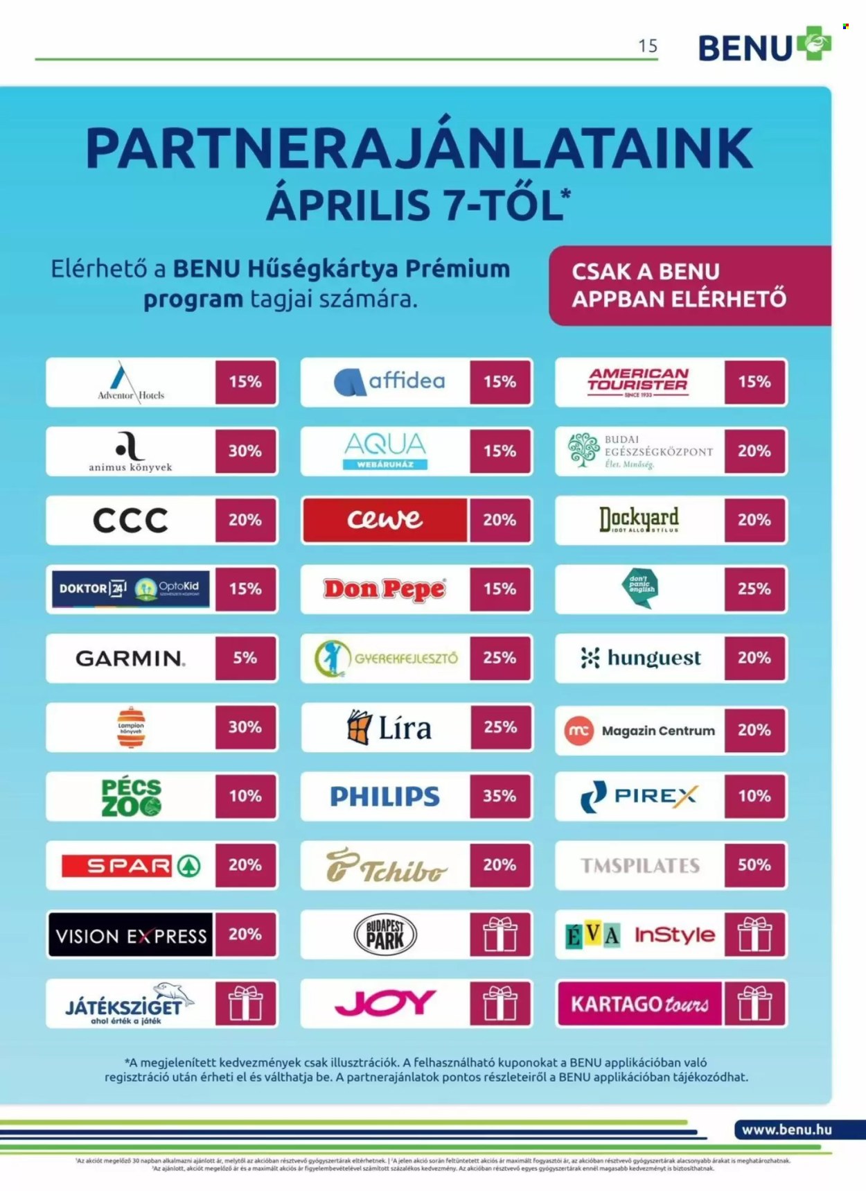 BENU Gyógyszertár akciós újságok - 2025.04.01 - 2025.04.30. Oldal 15