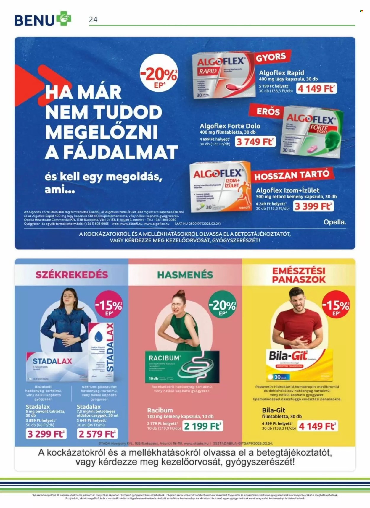 BENU Gyógyszertár akciós újságok - 2025.04.01 - 2025.04.30. Oldal 24