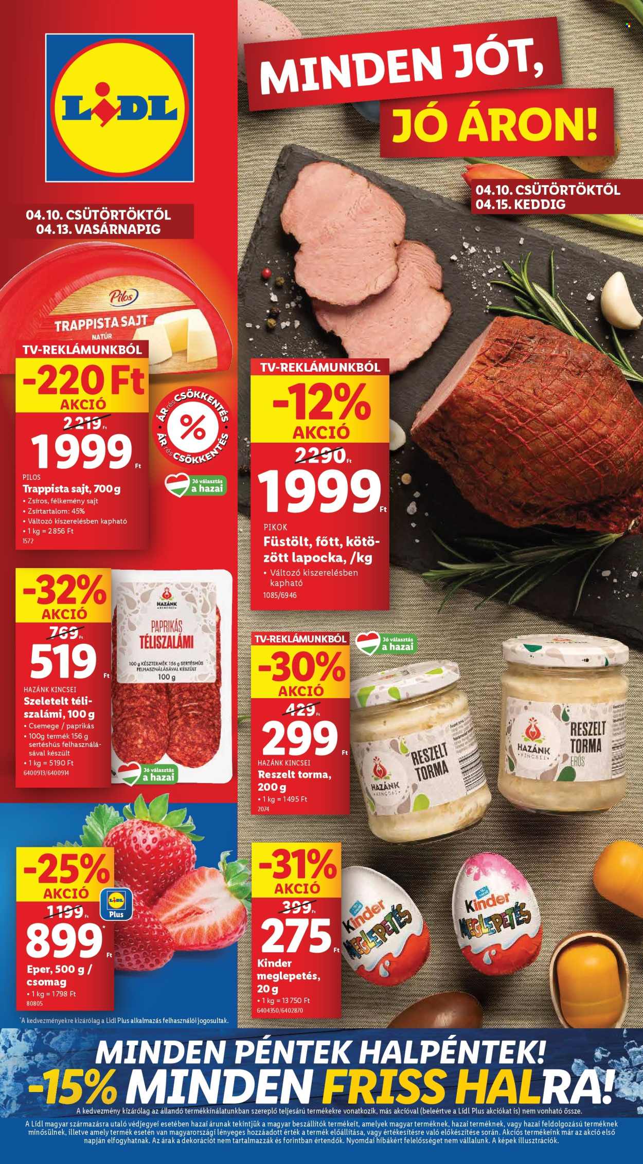 Lidl akciós újságok - 2025.04.10 - 2025.04.16. Oldal 1