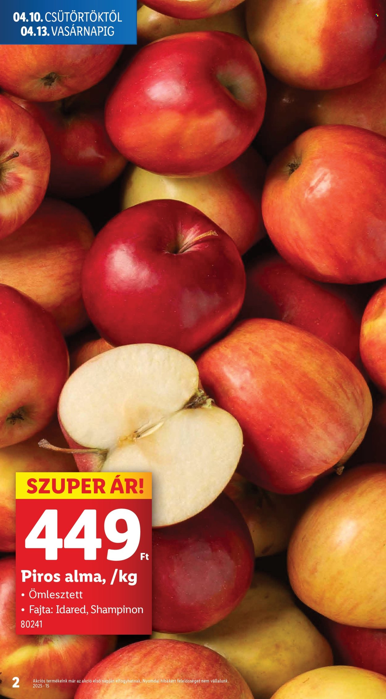 Lidl akciós újságok - 2025.04.10 - 2025.04.16. Oldal 2