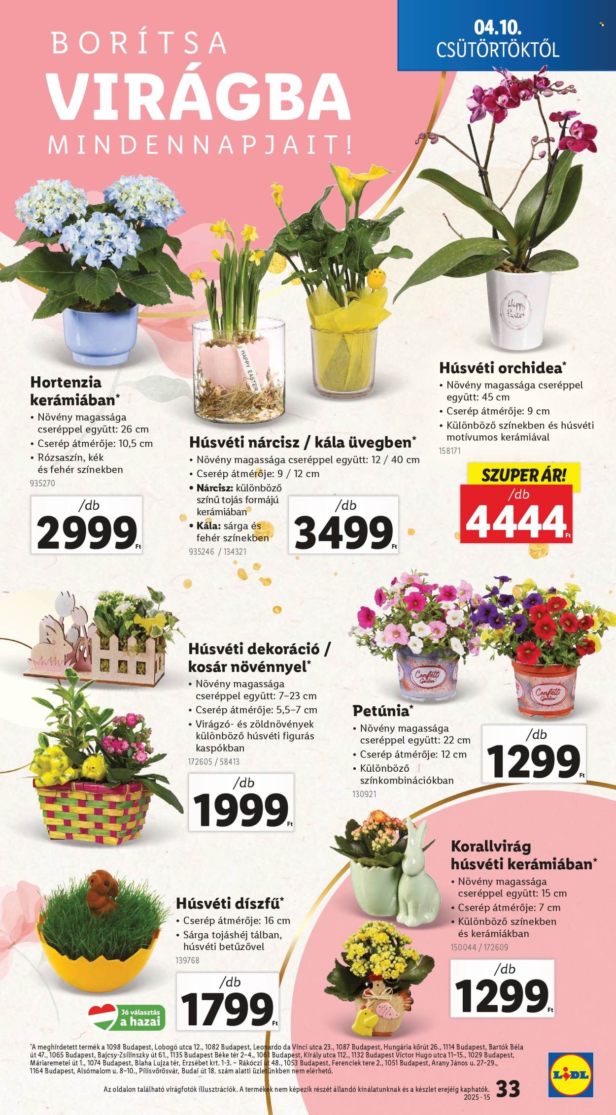 Lidl akciós újságok - 2025.04.10 - 2025.04.16. Oldal 33