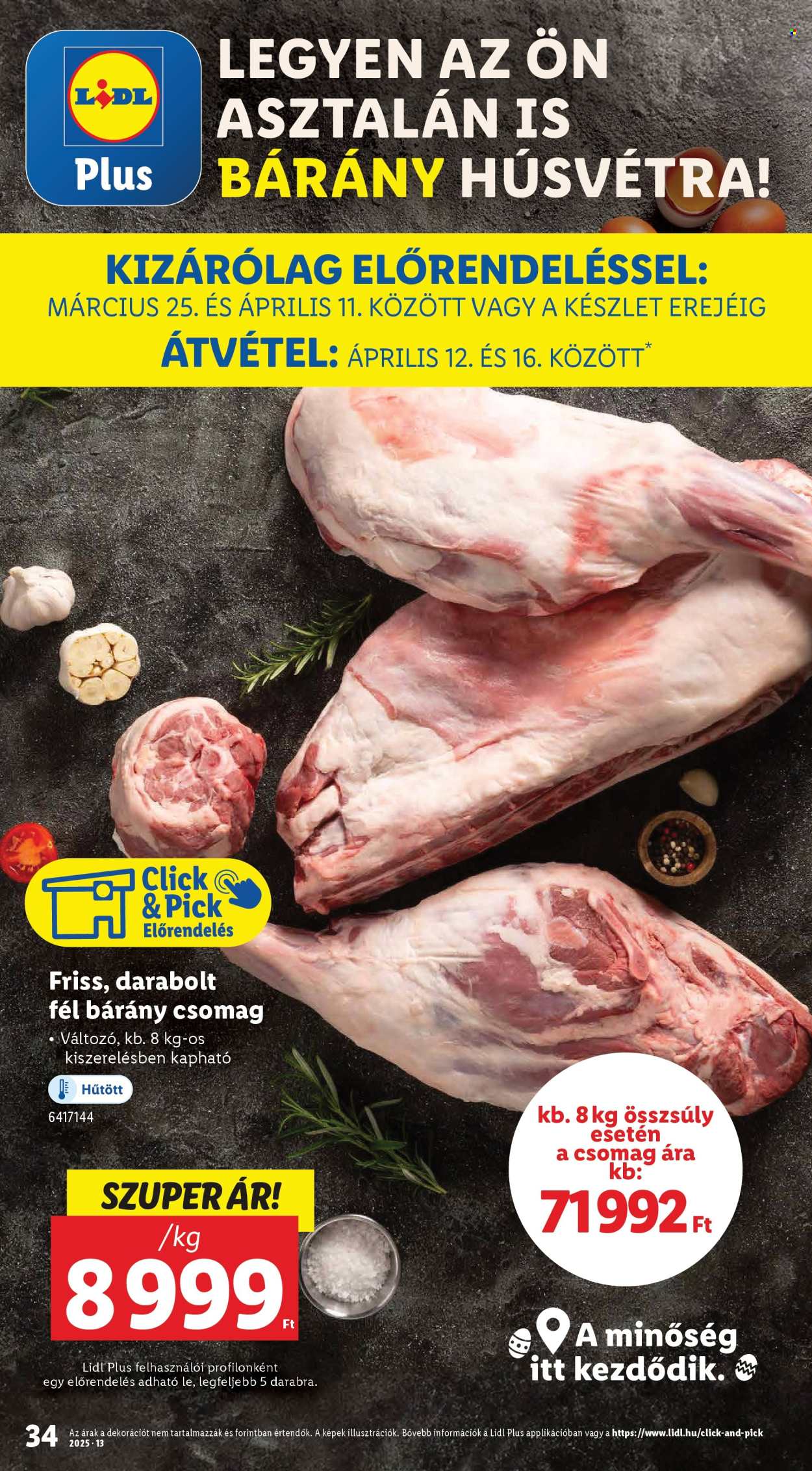 Lidl akciós újságok - 2025.04.10 - 2025.04.16. Oldal 34