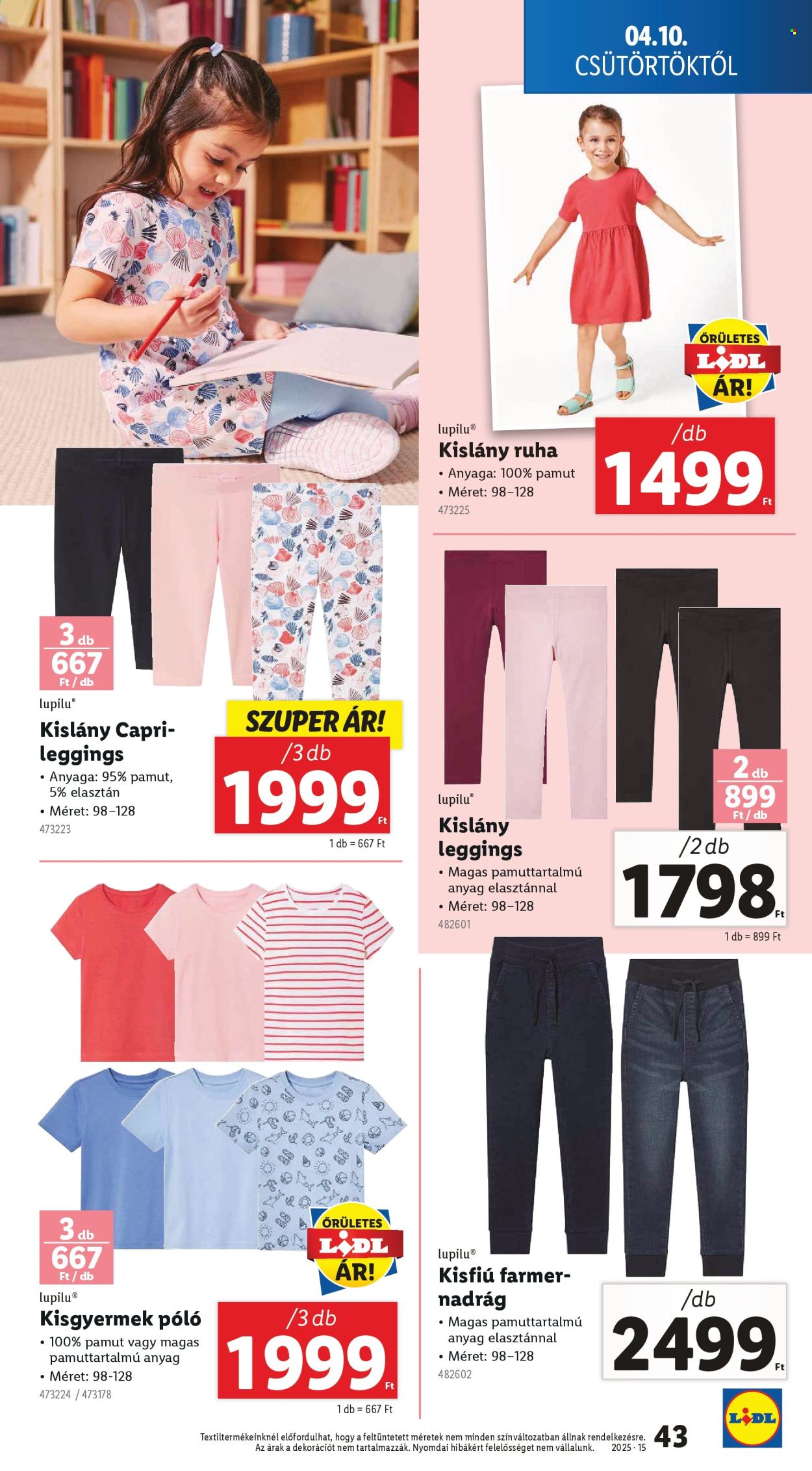 Lidl akciós újságok - 2025.04.10 - 2025.04.16. Oldal 43