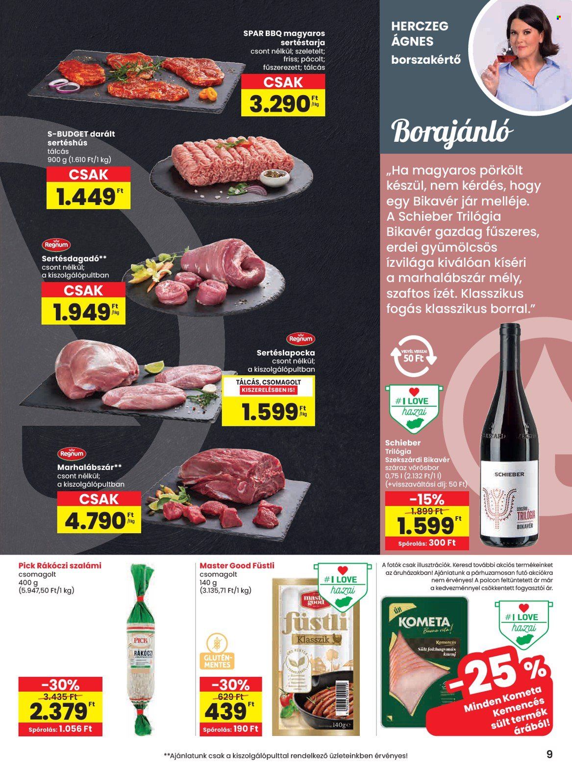SPAR akciós újságok - 2025.04.10 - 2025.04.22. Oldal 9