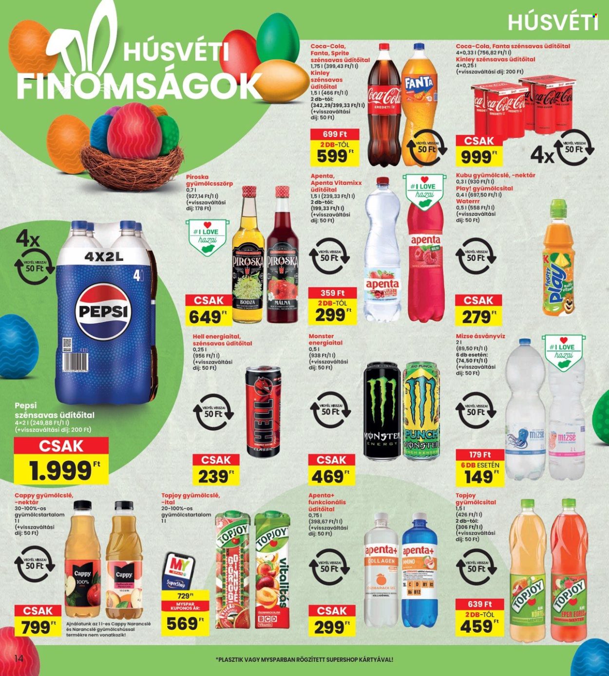 INTERSPAR akciós újságok. Oldal 14