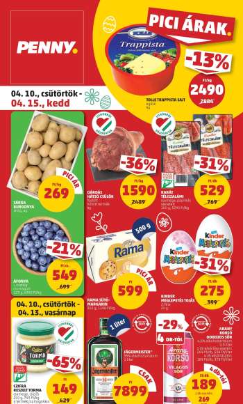 Újság Penny Market - 2025.04.10 - 2025.04.15.