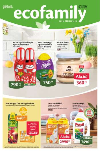 Újság EcoFamily - 2025.04.03 - 2025.04.13.