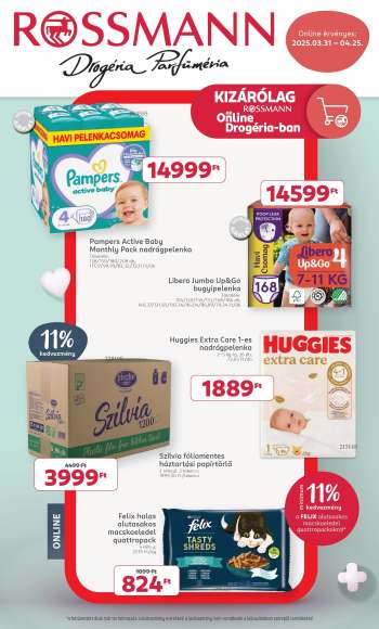 Újság Rossmann - 2025.03.31 - 2025.04.25.
