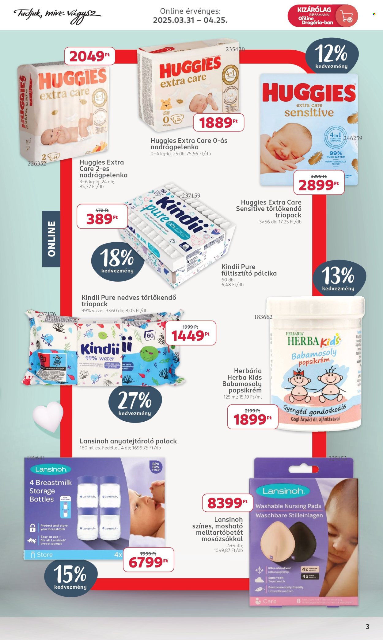 Rossmann akciós újságok - 2025.03.31 - 2025.04.25. Oldal 3