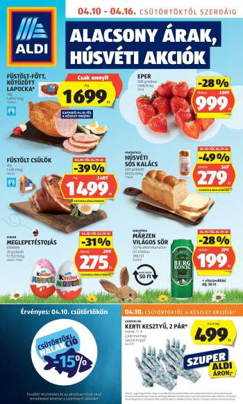 Újság Aldi - 2025.04.10 - 2025.04.16.