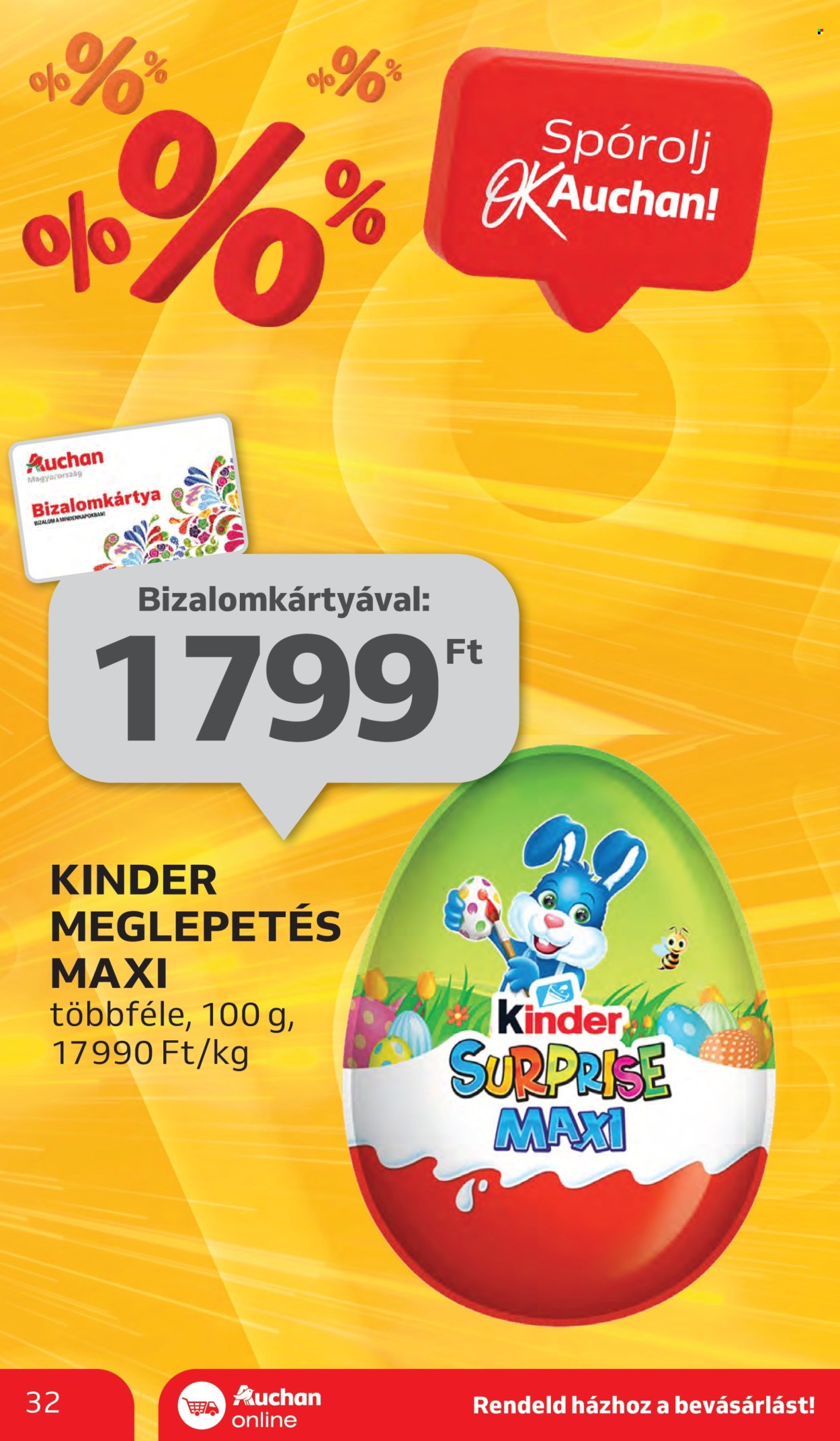 Auchan akciós újságok - 2025.04.10 - 2025.04.16. Oldal 32