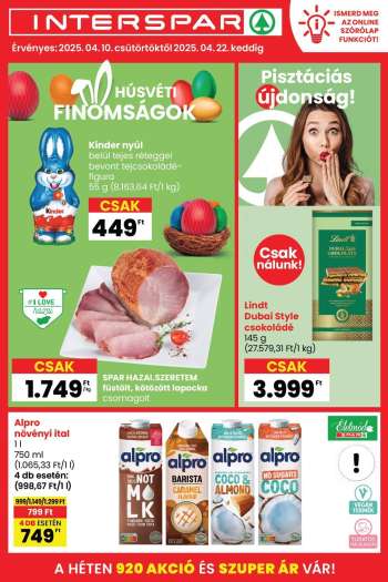 Újság INTERSPAR - 2025.04.10 - 2025.04.16.