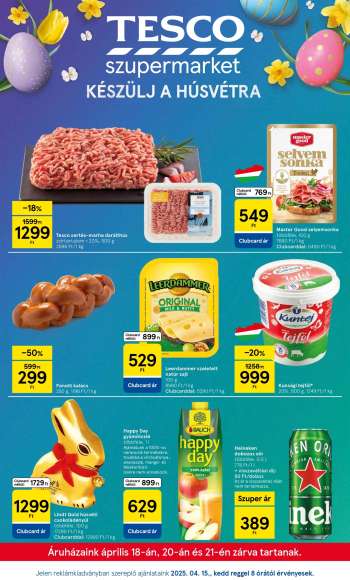 Újság TESCO - 2025.04.15 - 2025.04.21.