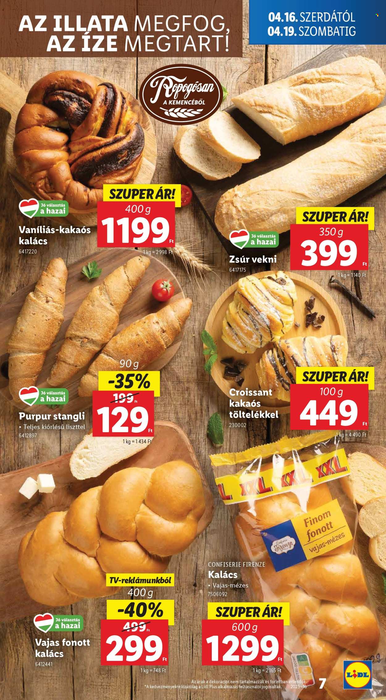 Lidl akciós újságok - 2025.04.16 - 2025.04.23. Oldal 7