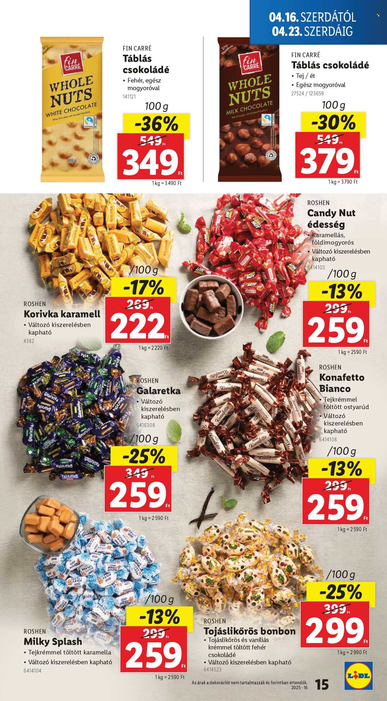Lidl akciós újságok - 2025.04.16 - 2025.04.23. Oldal 15