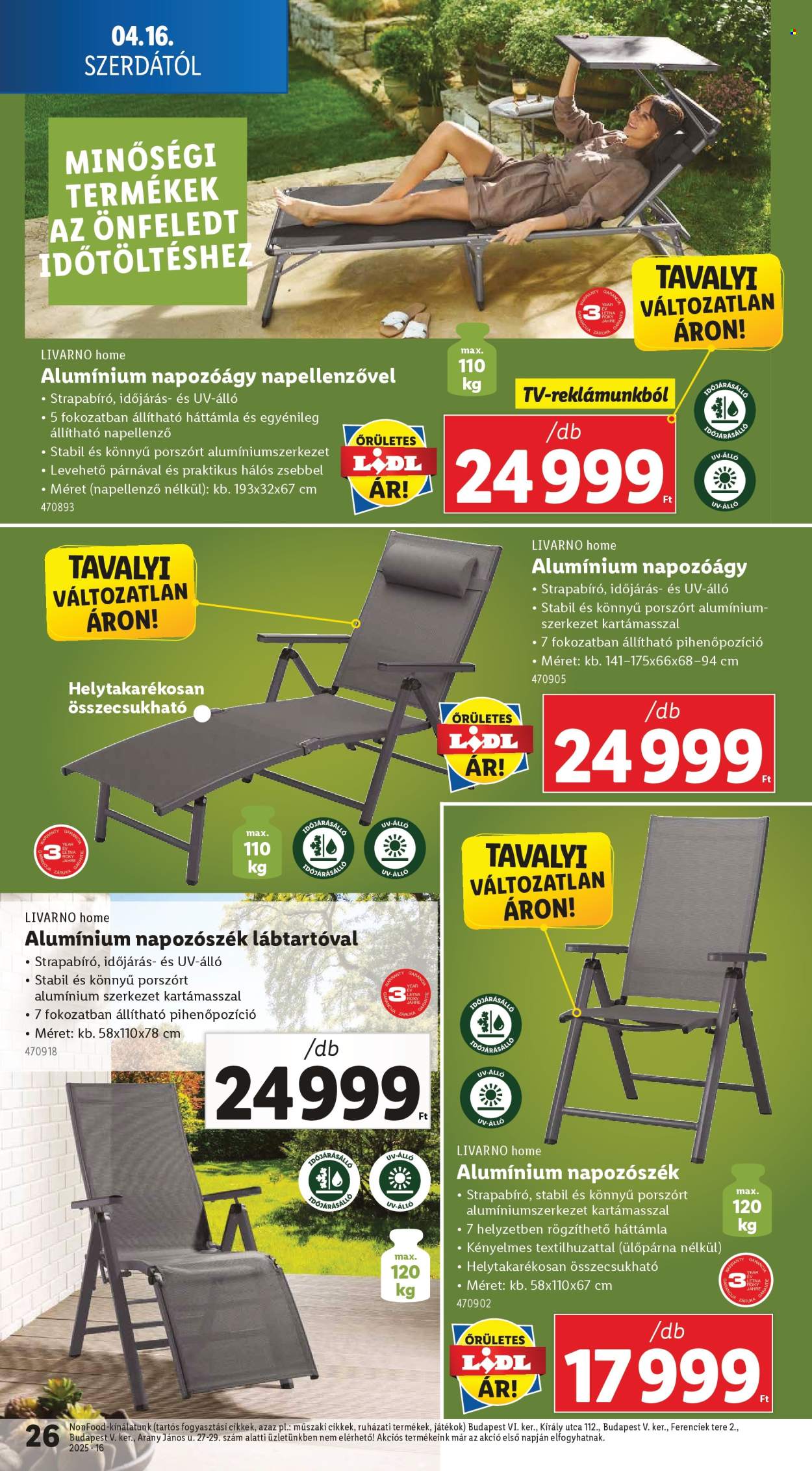 Lidl akciós újságok - 2025.04.16 - 2025.04.23. Oldal 26
