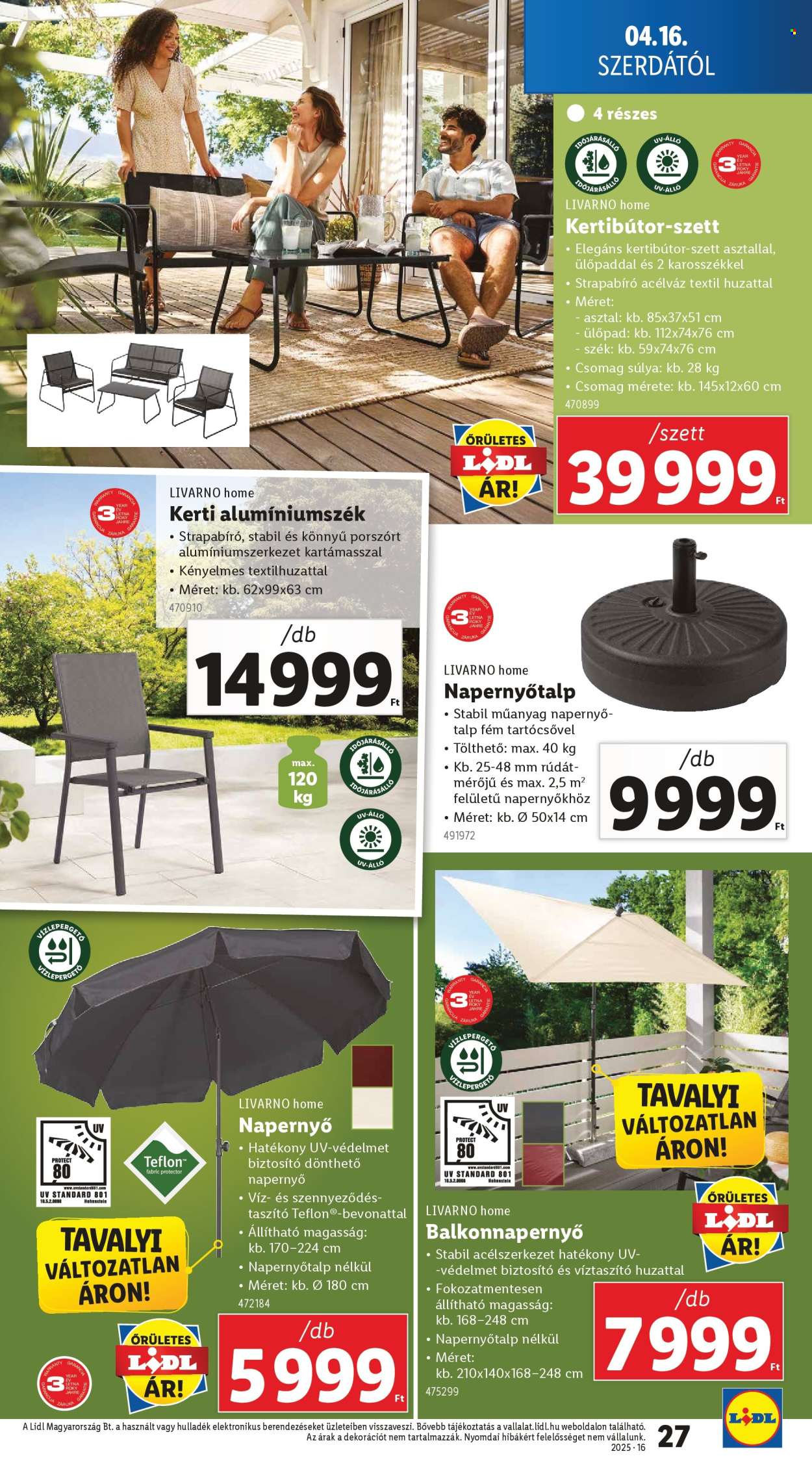 Lidl akciós újságok - 2025.04.16 - 2025.04.23. Oldal 27