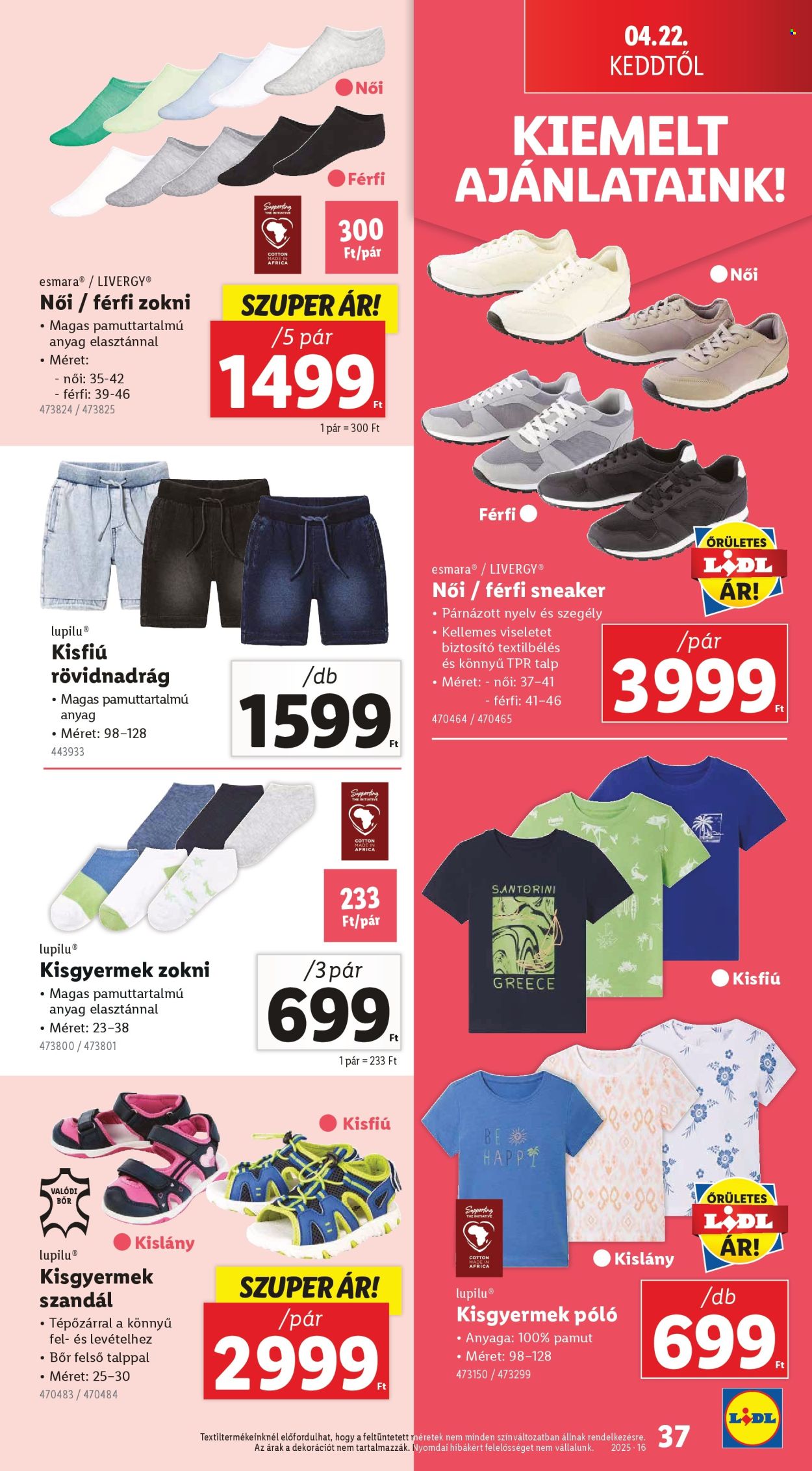 Lidl akciós újságok - 2025.04.16 - 2025.04.23. Oldal 37