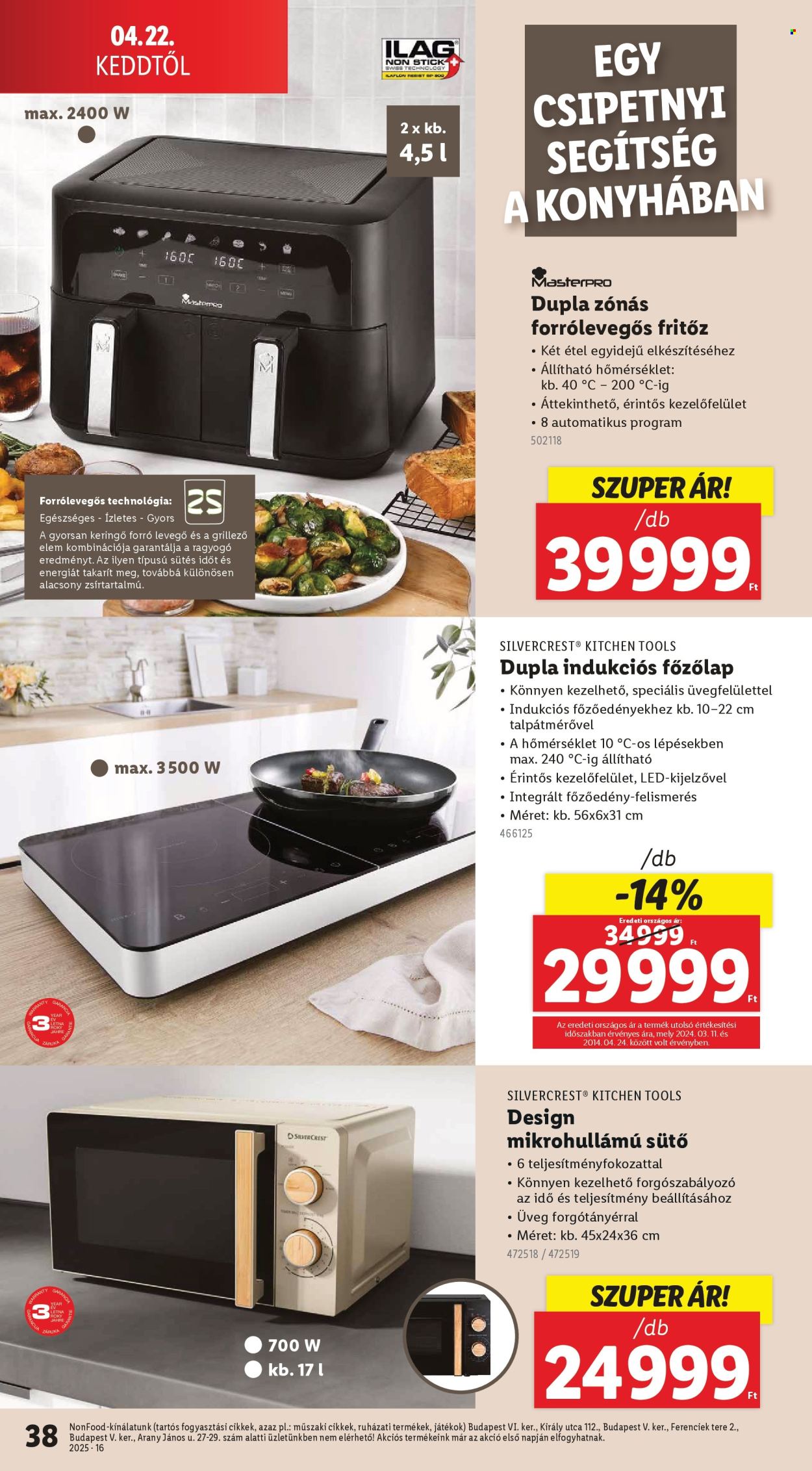 Lidl akciós újságok - 2025.04.16 - 2025.04.23. Oldal 38