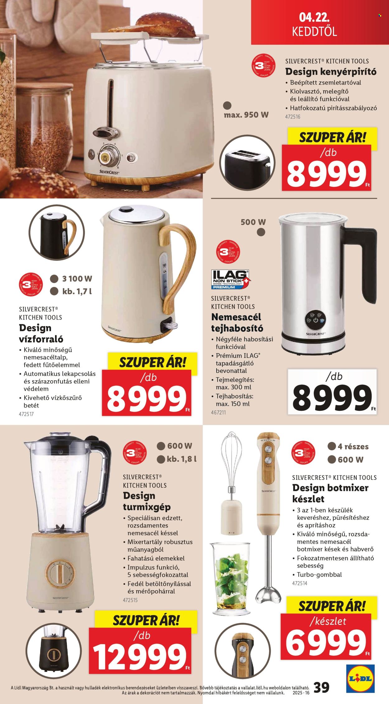 Lidl akciós újságok - 2025.04.16 - 2025.04.23. Oldal 39