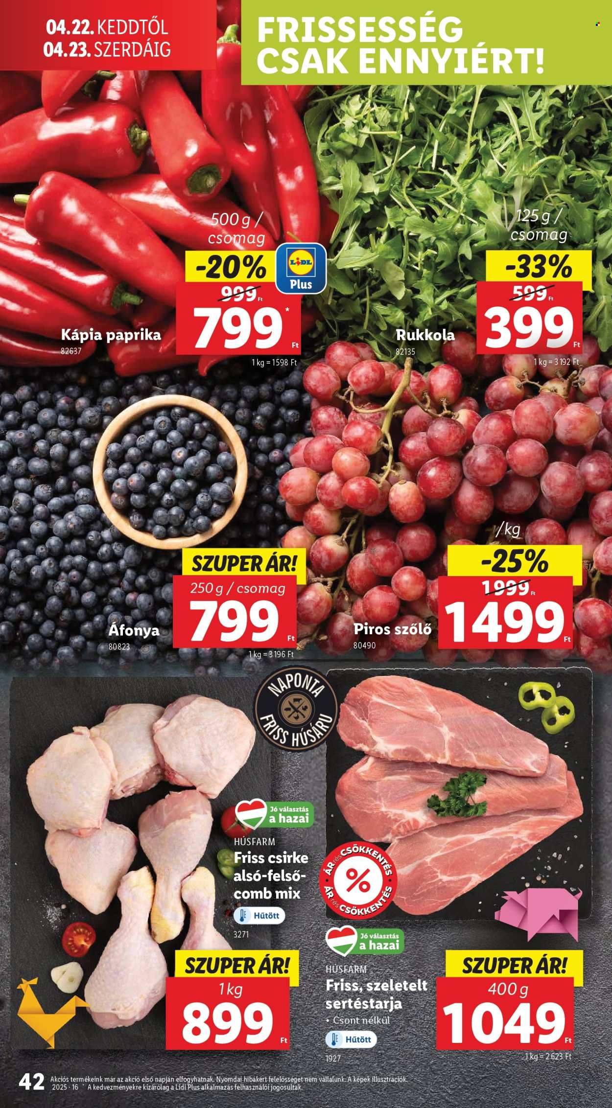 Lidl akciós újságok - 2025.04.16 - 2025.04.23. Oldal 42