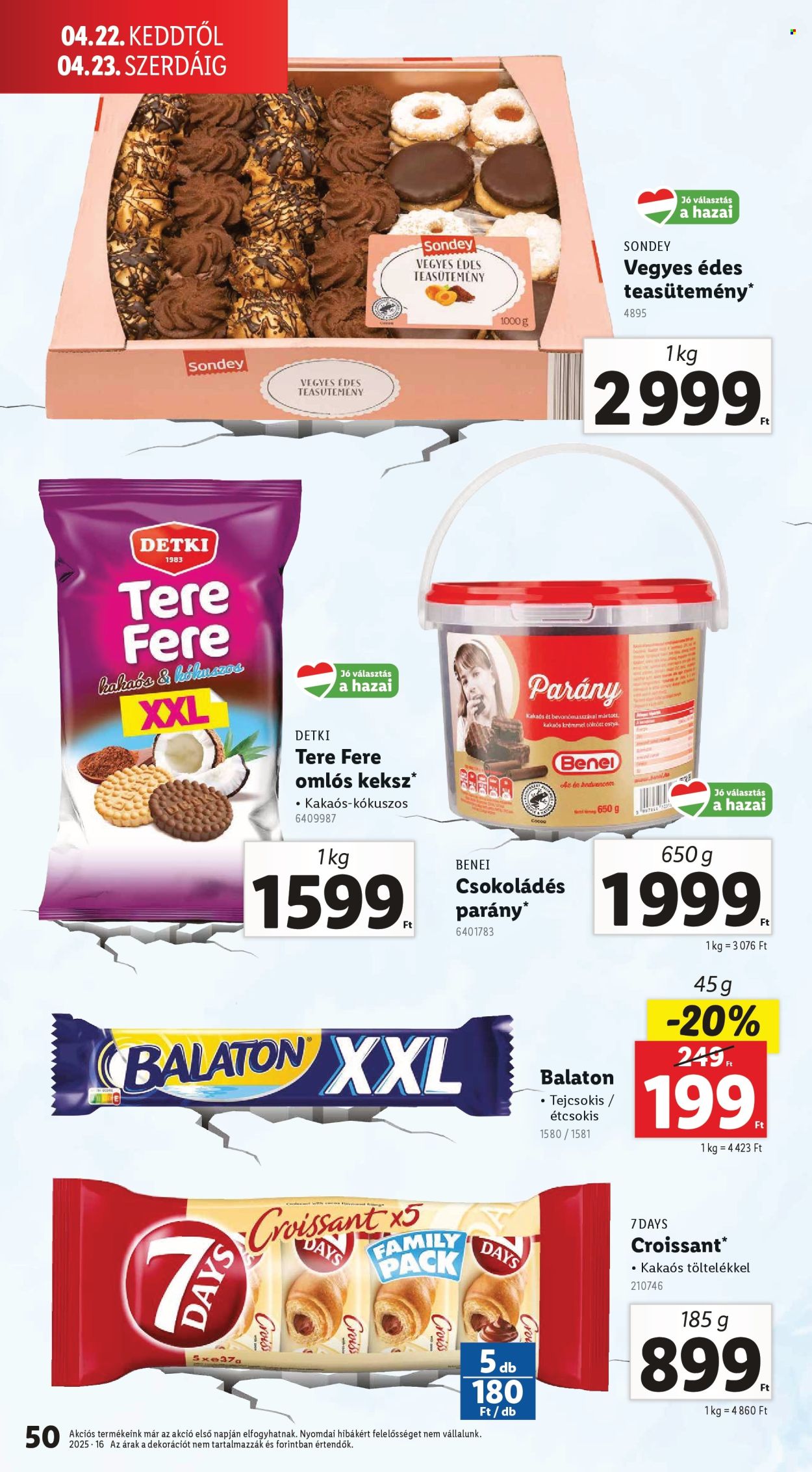 Lidl akciós újságok - 2025.04.16 - 2025.04.23. Oldal 50