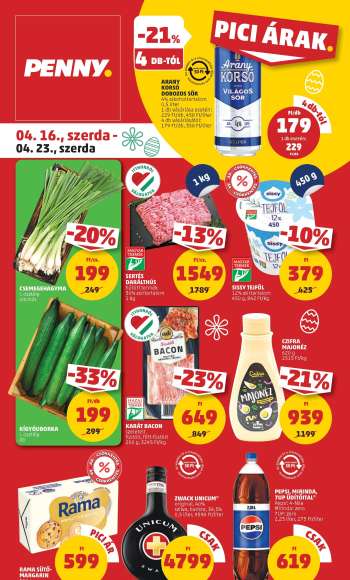Újság Penny Market - 2025.04.16 - 2025.04.23.