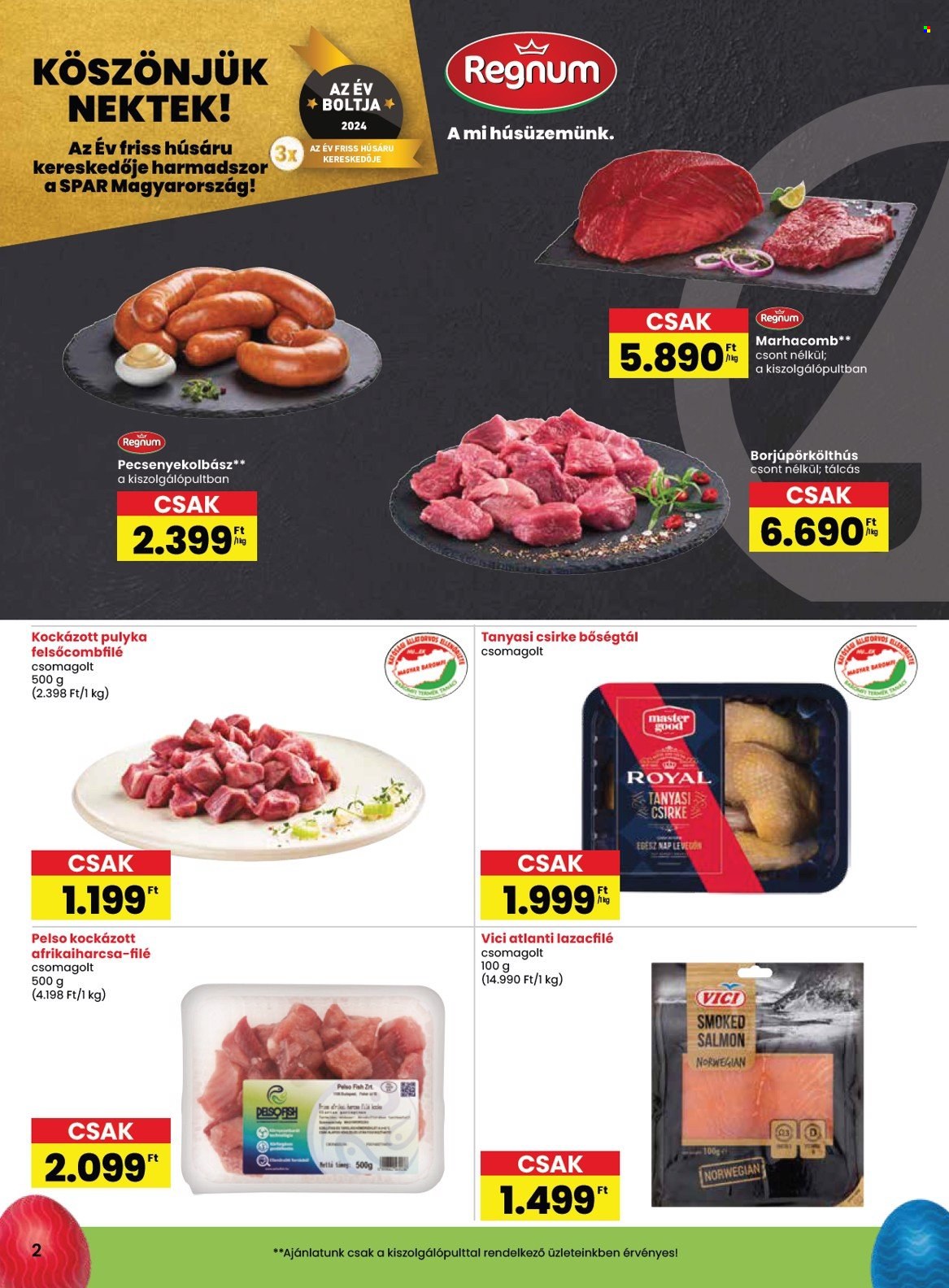 SPAR akciós újságok - 2025.04.15 - 2025.04.22. Oldal 2