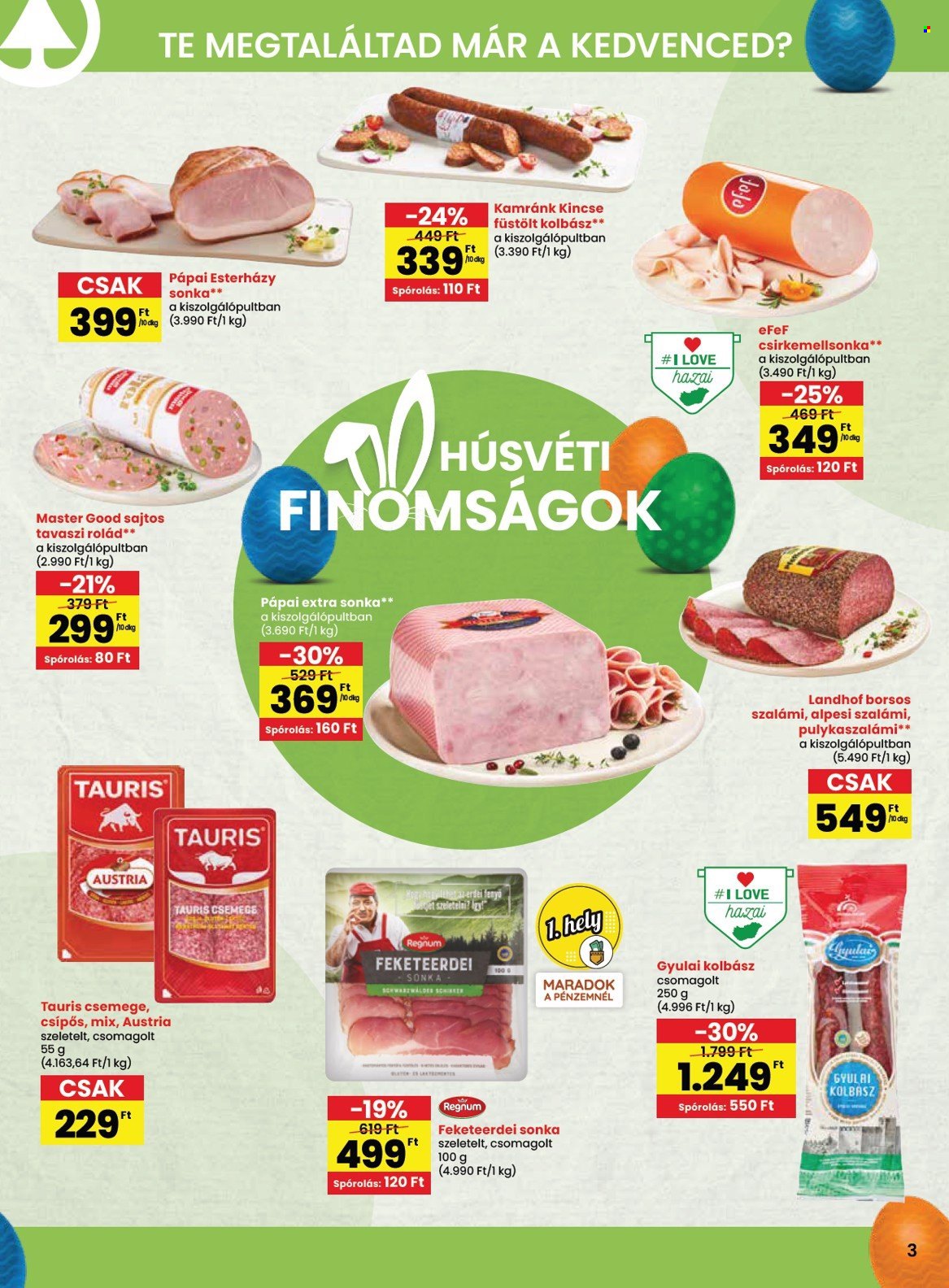 SPAR akciós újságok - 2025.04.15 - 2025.04.22. Oldal 3