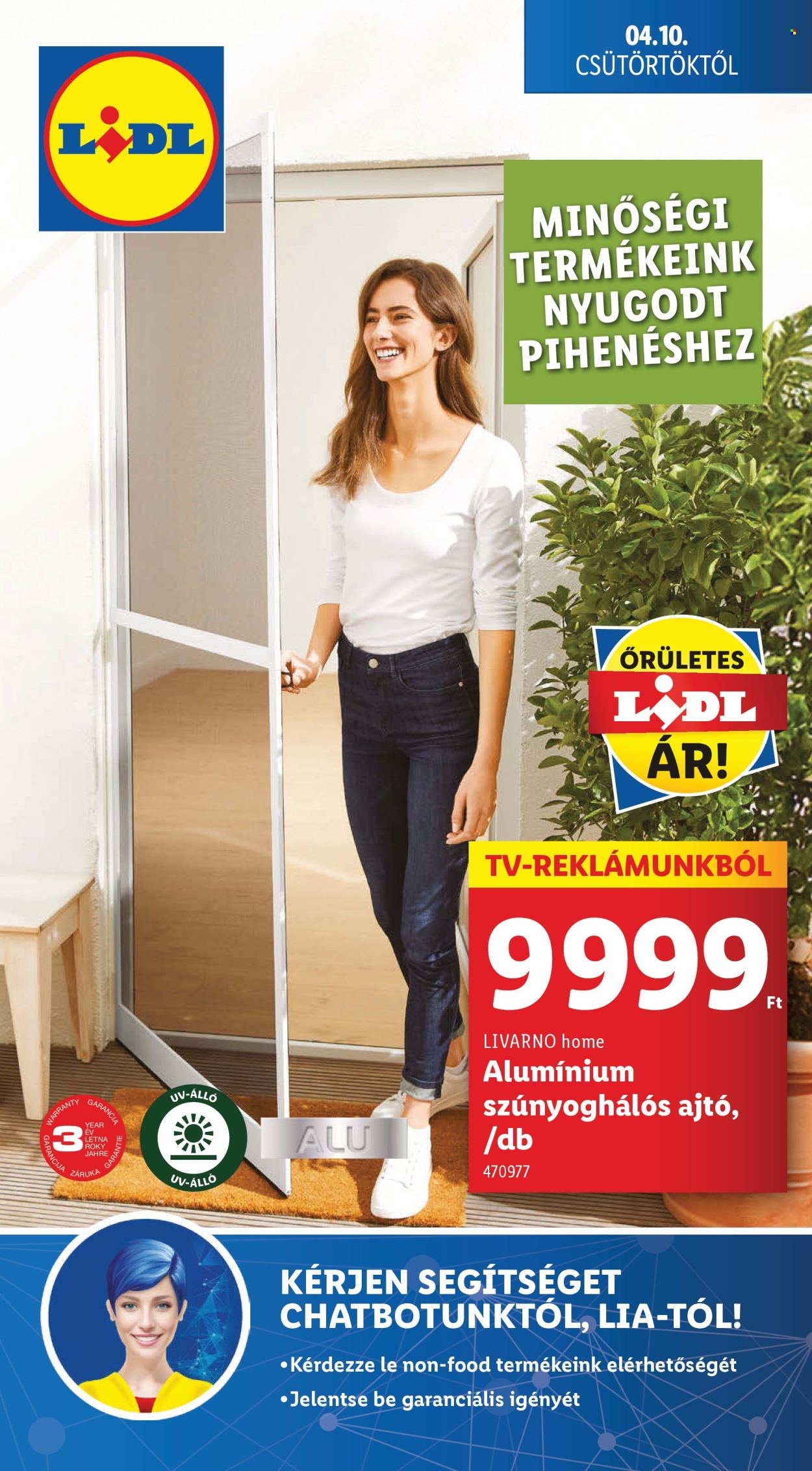 Lidl akciós újságok. Oldal 1