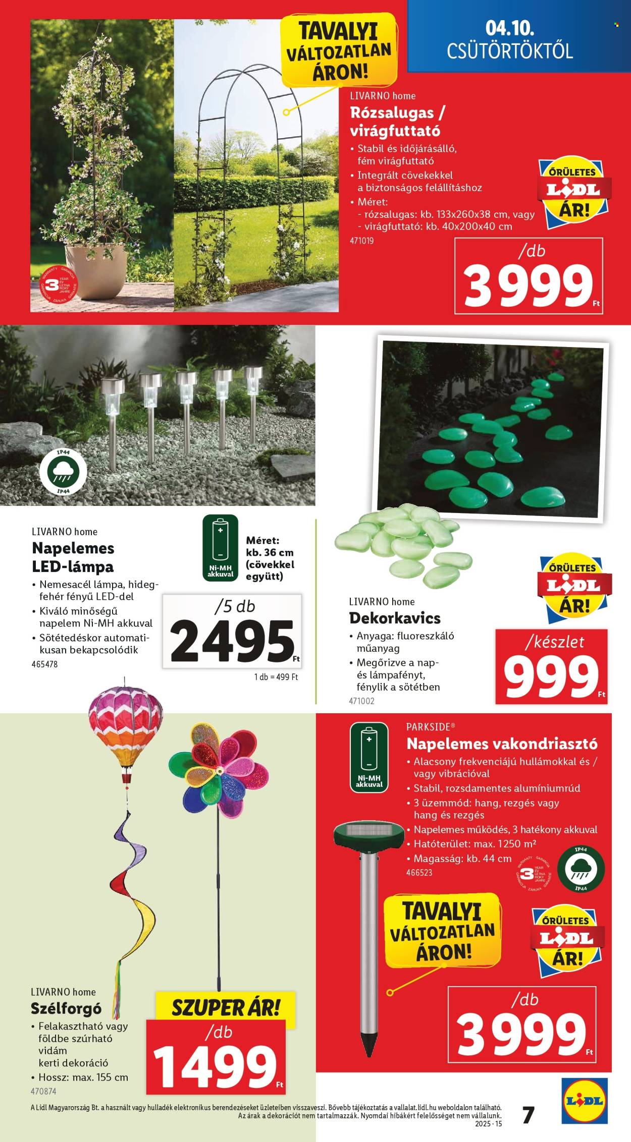 Lidl akciós újságok. Oldal 7