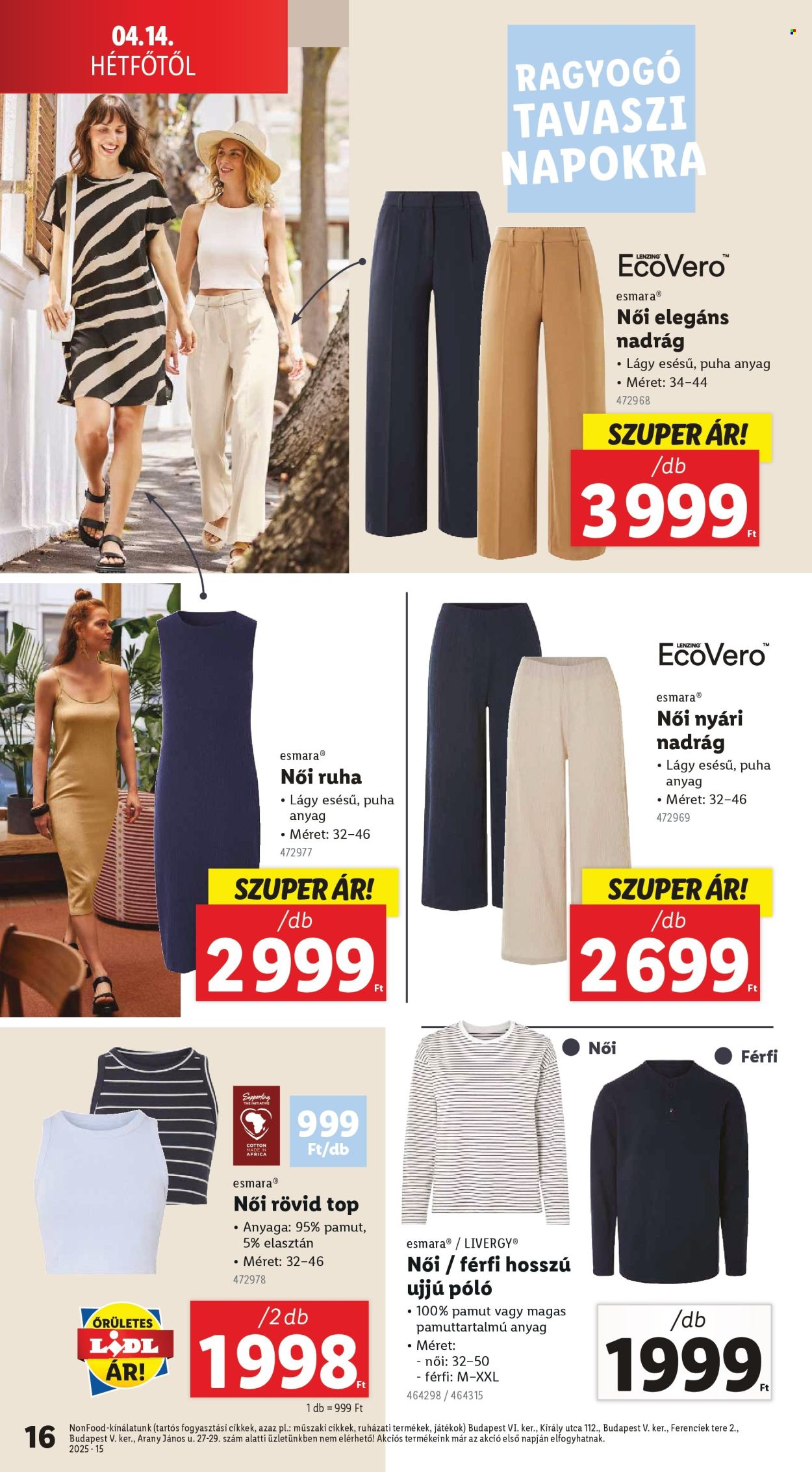 Lidl akciós újságok. Oldal 16